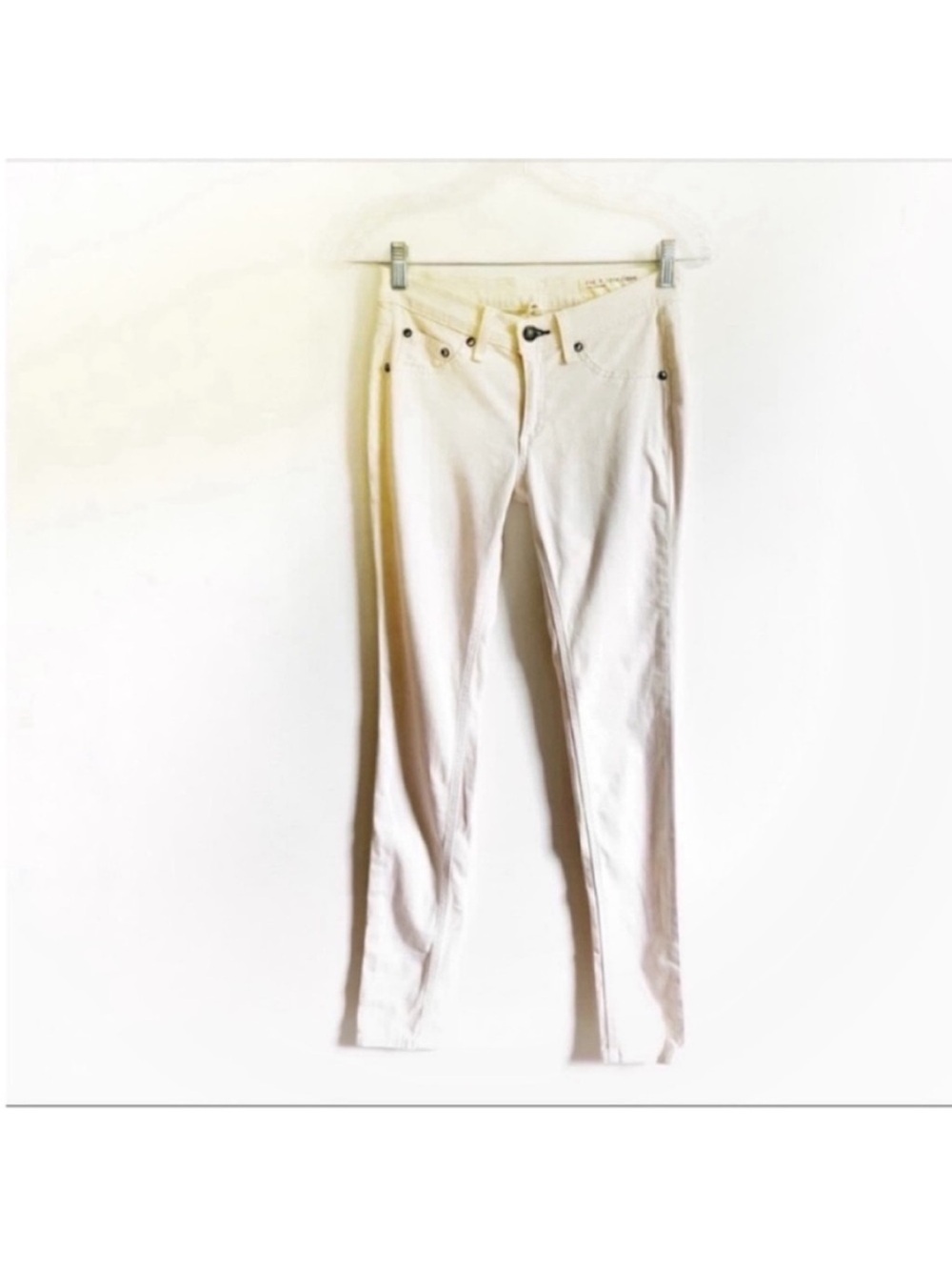 Rag & Bone The Legging pants winter white cream skinny - Picture 2 of 8